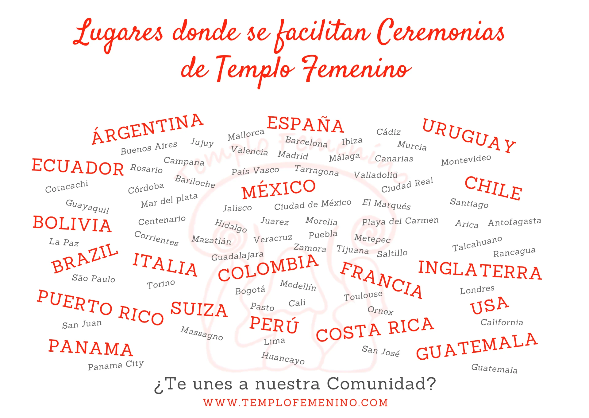 Facilitadora guiando una ceremonia